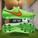 Nike Magista Soccer Cleats Mens 8 Bright Green Orange Swoosh Size UK 10 1/2