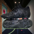 PUMA unisex child Future Z 4.1 Fg/Ag Jr Soccer Shoe, Puma Black-asphalt,UK 4 1/2