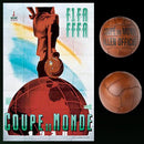 Coupe de monde l Allen | OMB | First World Cup Football 1938 *Genuine Leather*
