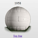 Top Star VM Bollen 1958 FIFA World Cup Sweden Leather Soccer Match ball size 5