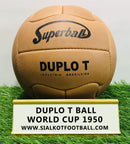 Superball Duplo T World Cup 1950 **GENIUN LEATHERE** OFFICALL MTACH BALL