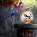 Original PUMA Orbit 6 FanwearCapsule MS football puma white/rickle orange/puma black size 4