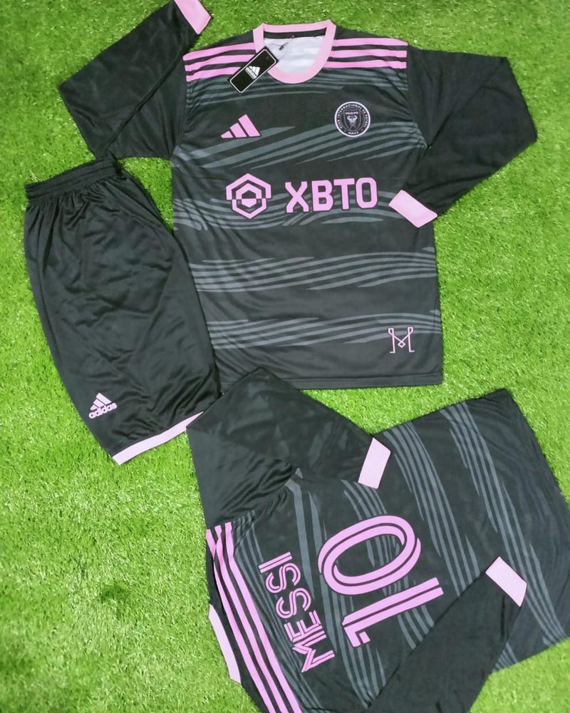 ADIDAS INTER MIAMI MESSI AWAY JERSEY FOOTBALL KIT KIDS