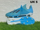 adidas X 19.3 MG Hard Wired - Bright Cyan/Core Black Size UK 5