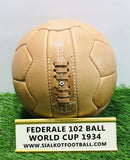 FEDERALE 102 FIFA World Cup 1934 Soccer Match Ball Size 5