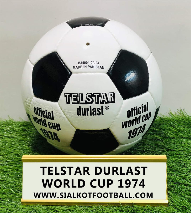 Adidas Telstar Durlast Football Fifa World Cup 1974 Germany Soccer Ball Size-5