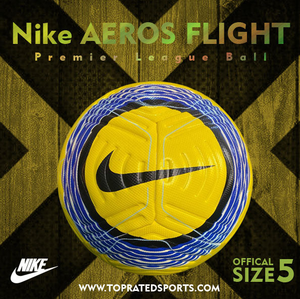Replica Nike Aerow Sculpt Technology Flight Match Ball Of The Premier League Size 5 YELLOW