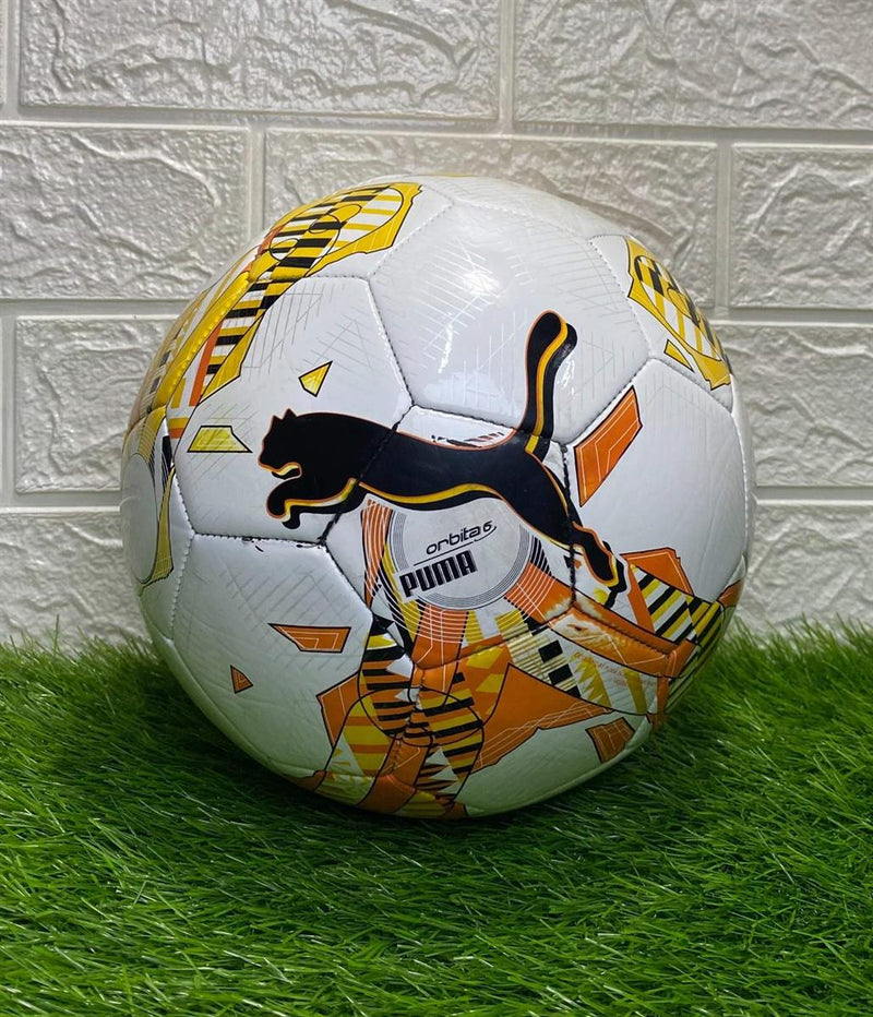 Original PUMA Orbit 6 FanwearCapsule MS football puma white/rickle orange/puma black size 4
