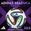 Brazuca Football Fifa World Cup 2014 Brazil Official Match Soccer Ball | Size 5