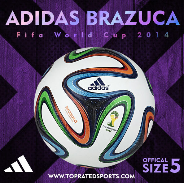 Brazuca Football Fifa World Cup 2014 Brazil Official Match Soccer Ball | Size 5