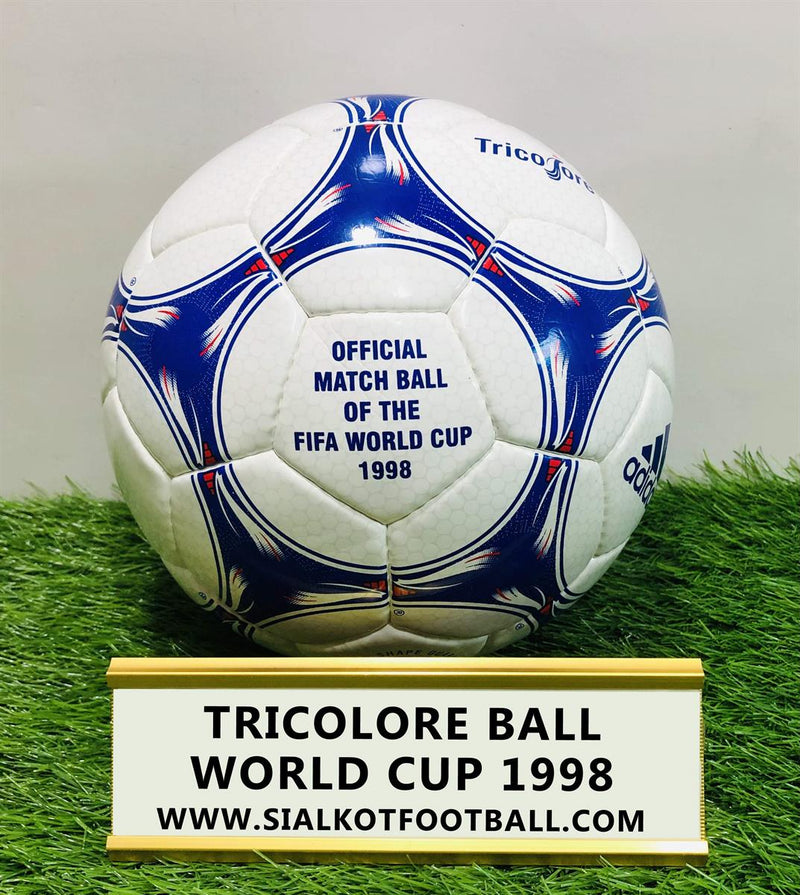 Tricolore Football Fifa World Cup France 1998 Official Match Soccer Ball Size 5