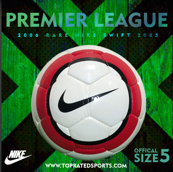 Replica RARE NIKE TOTAL 90 AEROW | PREMIER LEAGUE SWIFT 2005-2006 | MATCH Soccer Size 5