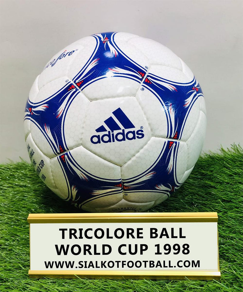 Tricolore Football Fifa World Cup France 1998 Official Match Soccer Ball Size 5
