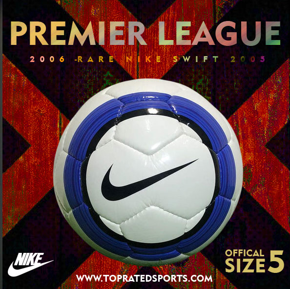 Replica RARE NIKE TOTAL 90 AEROW | PREMIER LEAGUE SWIFT 2005-2006 | MATCH Soccer Size 5