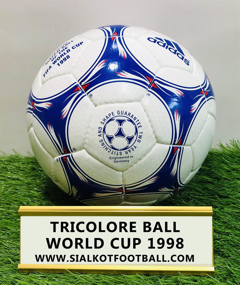 Tricolore Football Fifa World Cup France 1998 Official Match Soccer Ball Size 5
