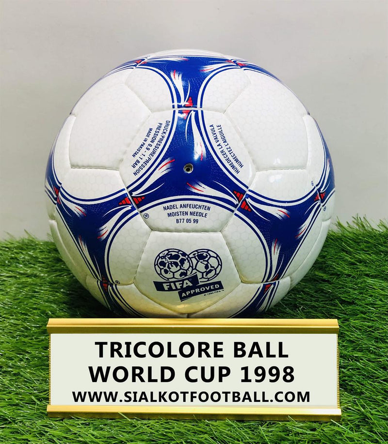 Tricolore Football Fifa World Cup France 1998 Official Match Soccer Ball Size 5