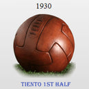 TIENTO 1ST HALF | FIFA WORLD CUP 1930 | SOCCER MATCH BALL | 100 % LEATHER SIZE 5