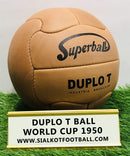 Superball Duplo T World Cup 1950 **GENIUN LEATHERE** OFFICALL MTACH BALL