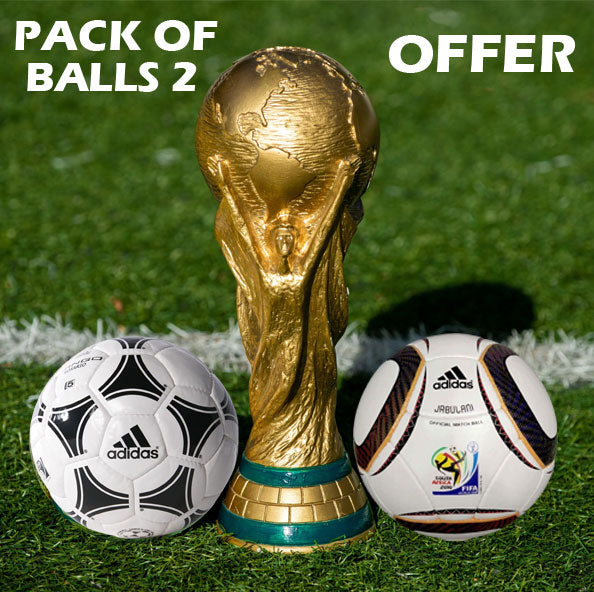 Pack of 2 (Tango + Jabulani ) Hand stitched Soccer Ball Size 5