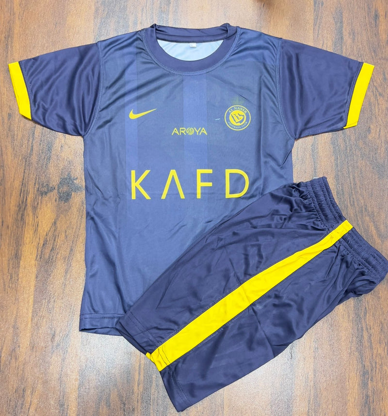 Kids Al-Nassr 2023/24 Ronaldo Away Jersey