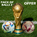 Pack of 2 Replica Al Hilm/Al Rihla Thermal bonded ball size 5