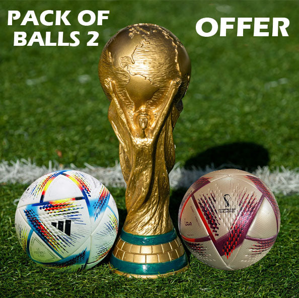 Pack of 2 Replica Al Hilm/Al Rihla Thermal bonded ball size 5