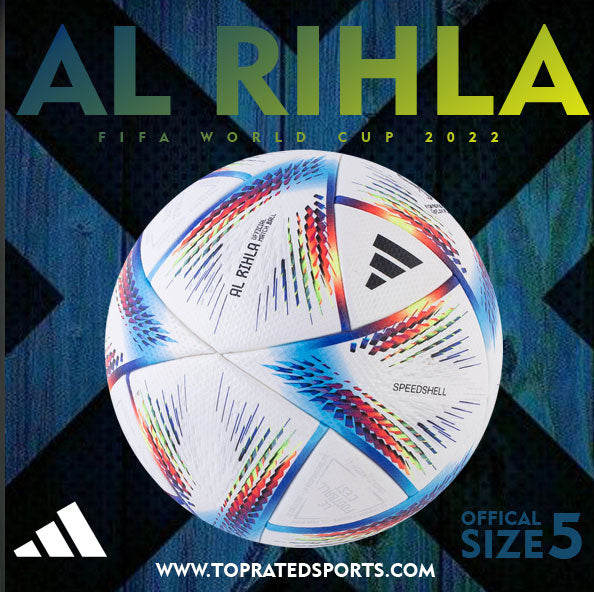 Replica Adidas Al-Rihla Soccer Match Ball FIFA World Cup Qatar 2022 Official Size 5