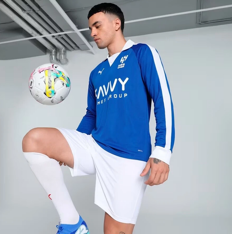 Al Hilal SFC Anniversary Men's Long Sleeve Soccer Football Kit